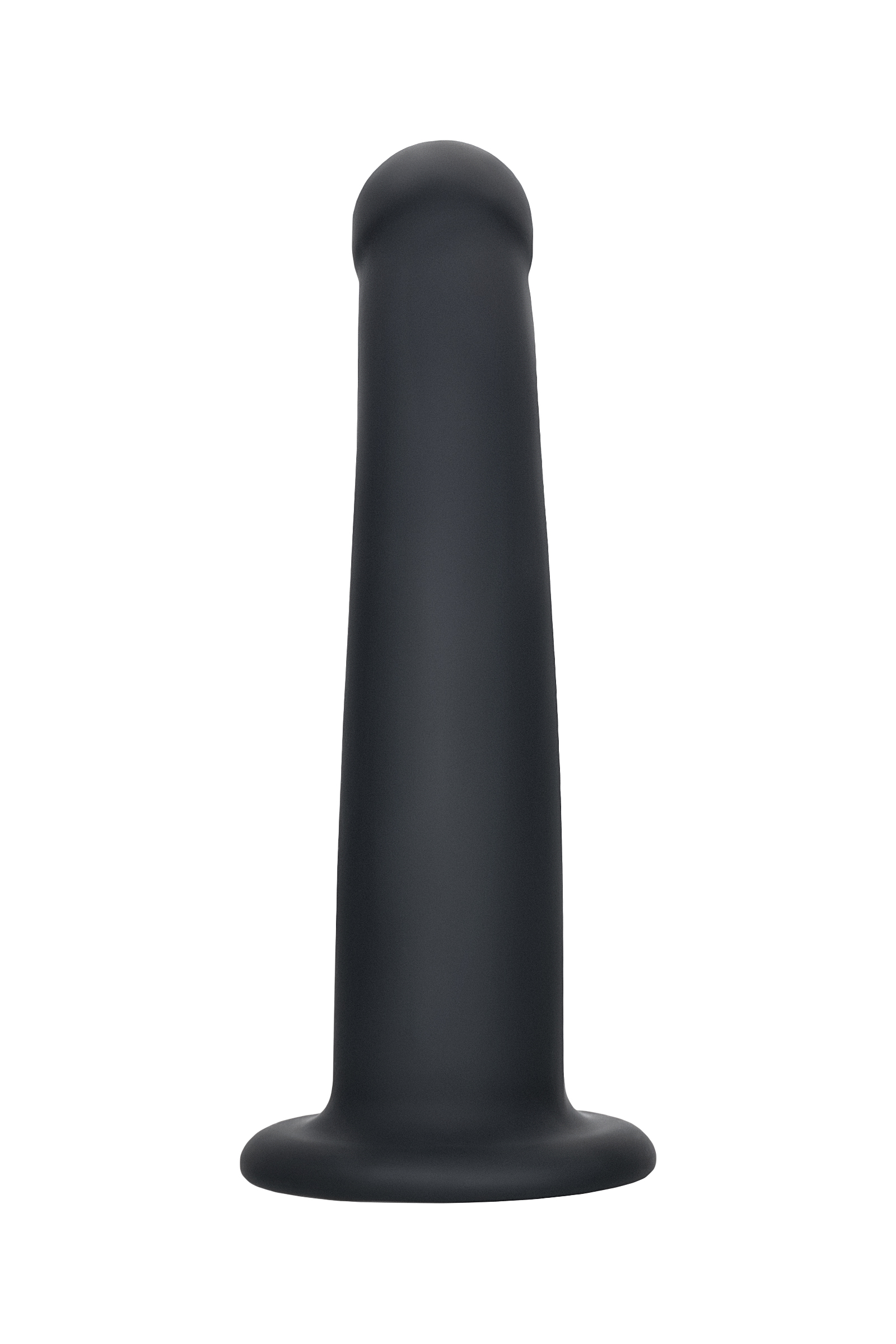 POPO Pleasure by TOYFA Serpens Anal yapay penis S Virajlı, Silikon, siyah, 13 cm - Görsel 3