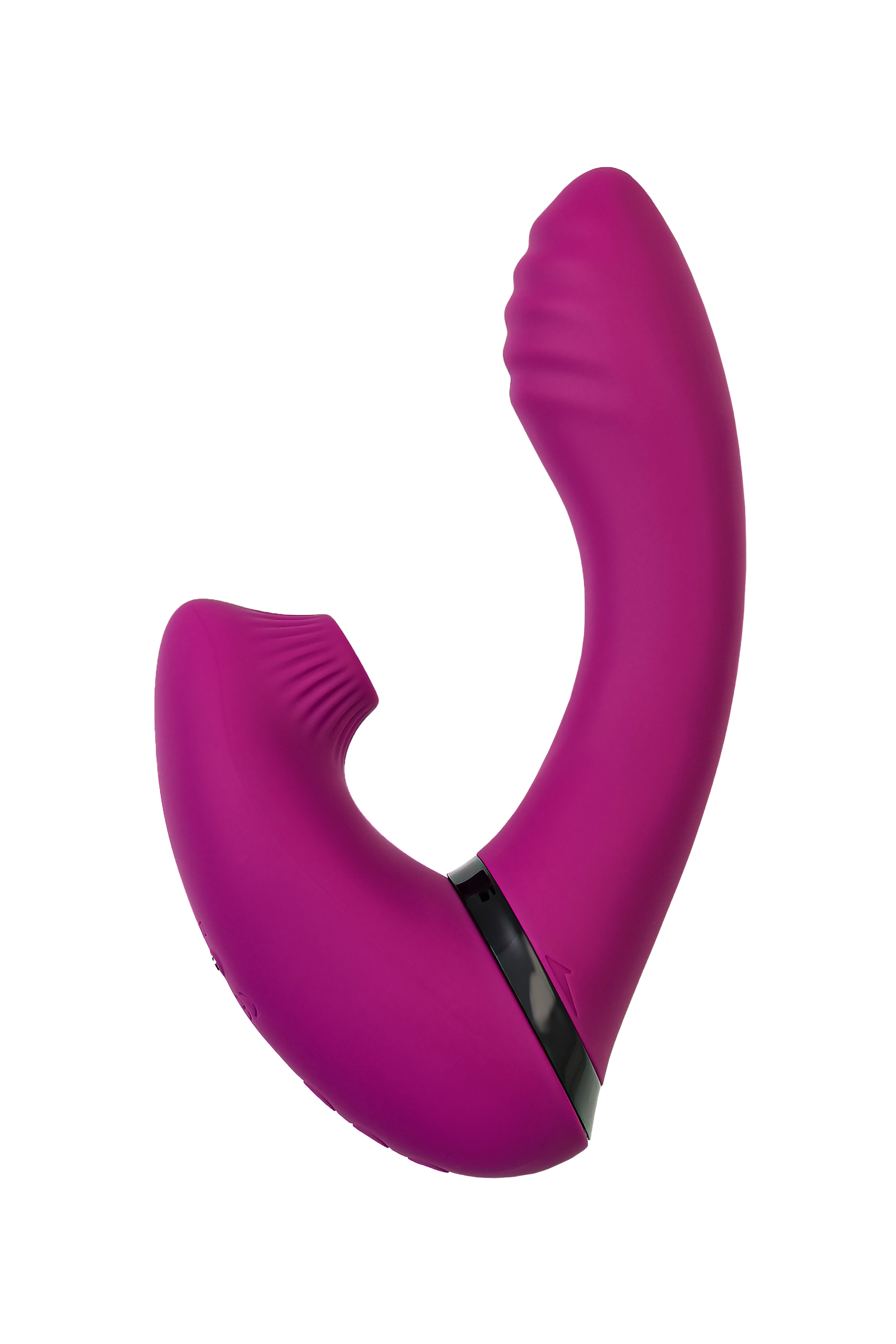 JOS Vakum uyarımlı döner vibratör Spinser, silikon, mor, 23 cm - Görsel 4