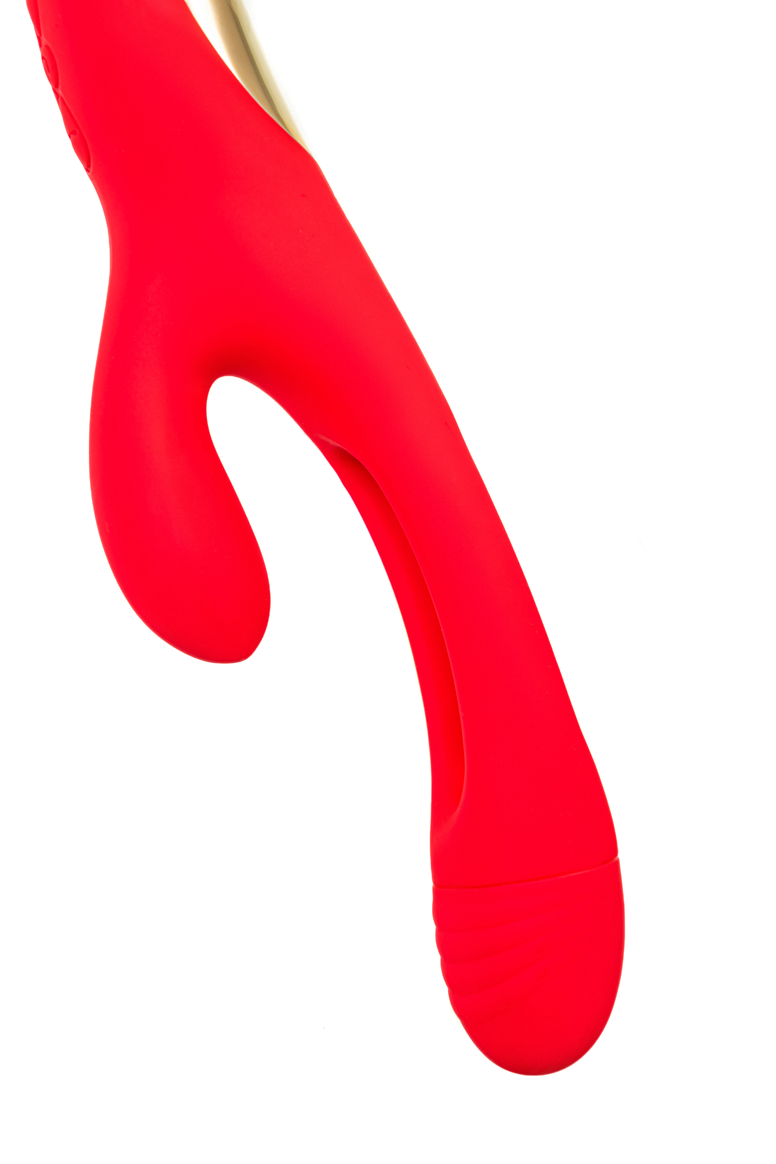Klitoral uyarıcılı vibratör JOS Patti, hareketli dilli, silikon, kırmızı, 24 cm - Görsel 11