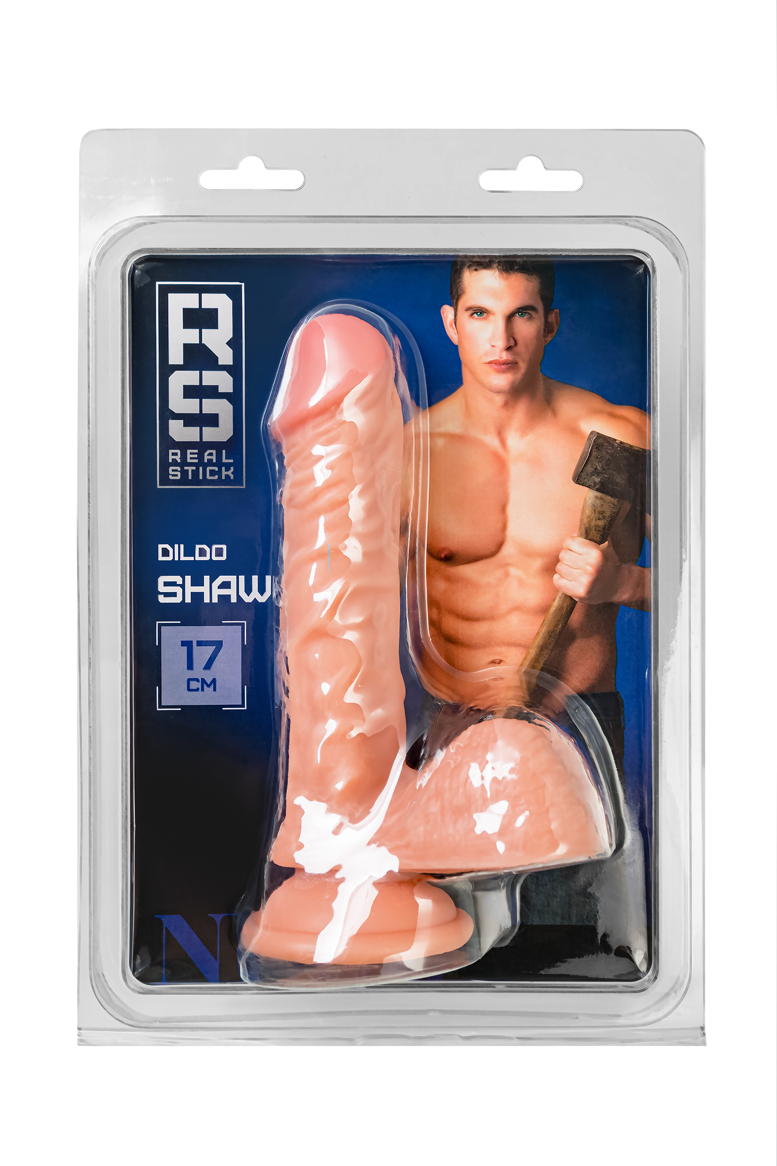 RealStick Nude Shaw, PVC, Et, 17 cm Gerçekçi yapay Penis - Görsel 10