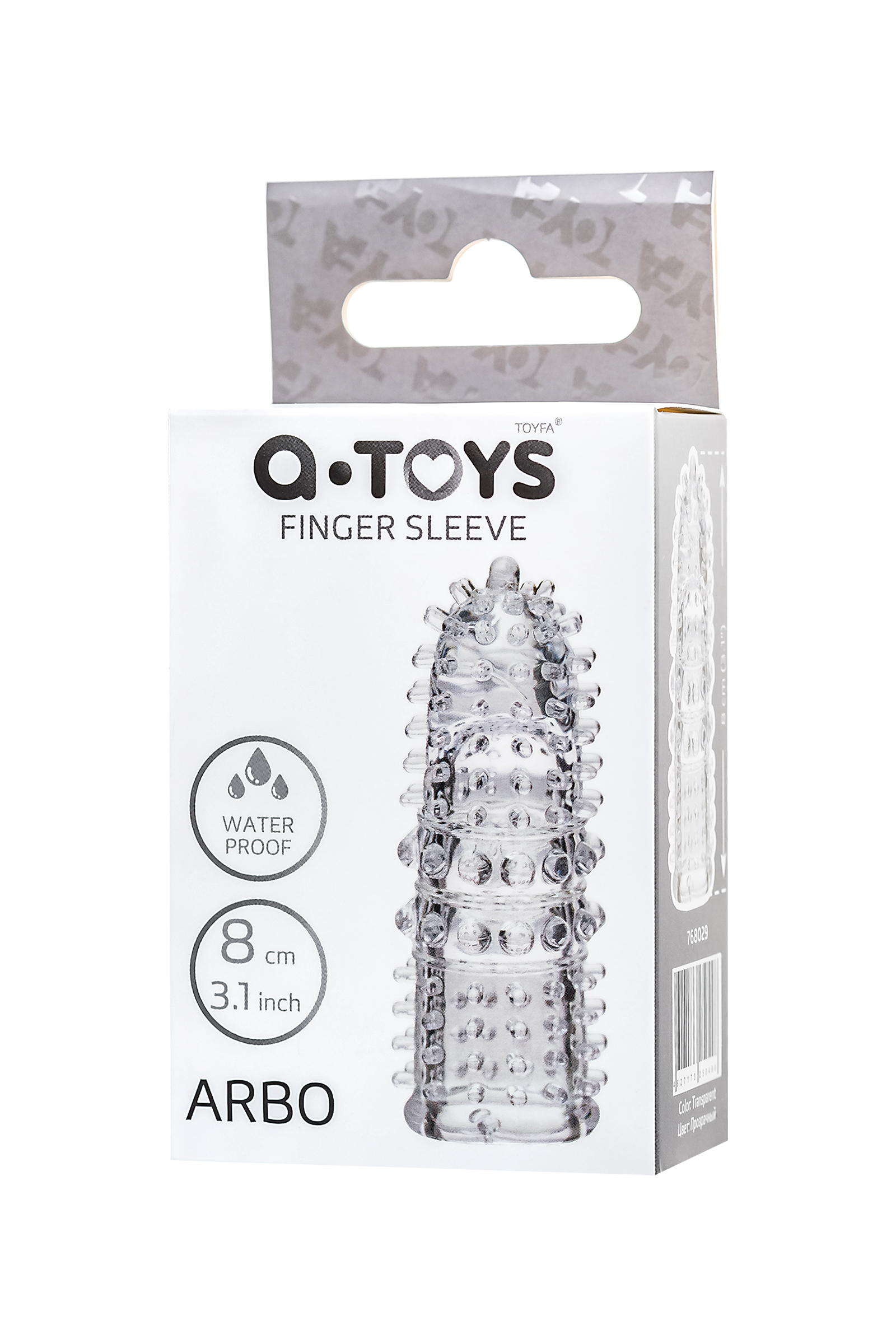 A-Toys Arbo parmak ucu, TRE, transparan, 8 cm - Görsel 4