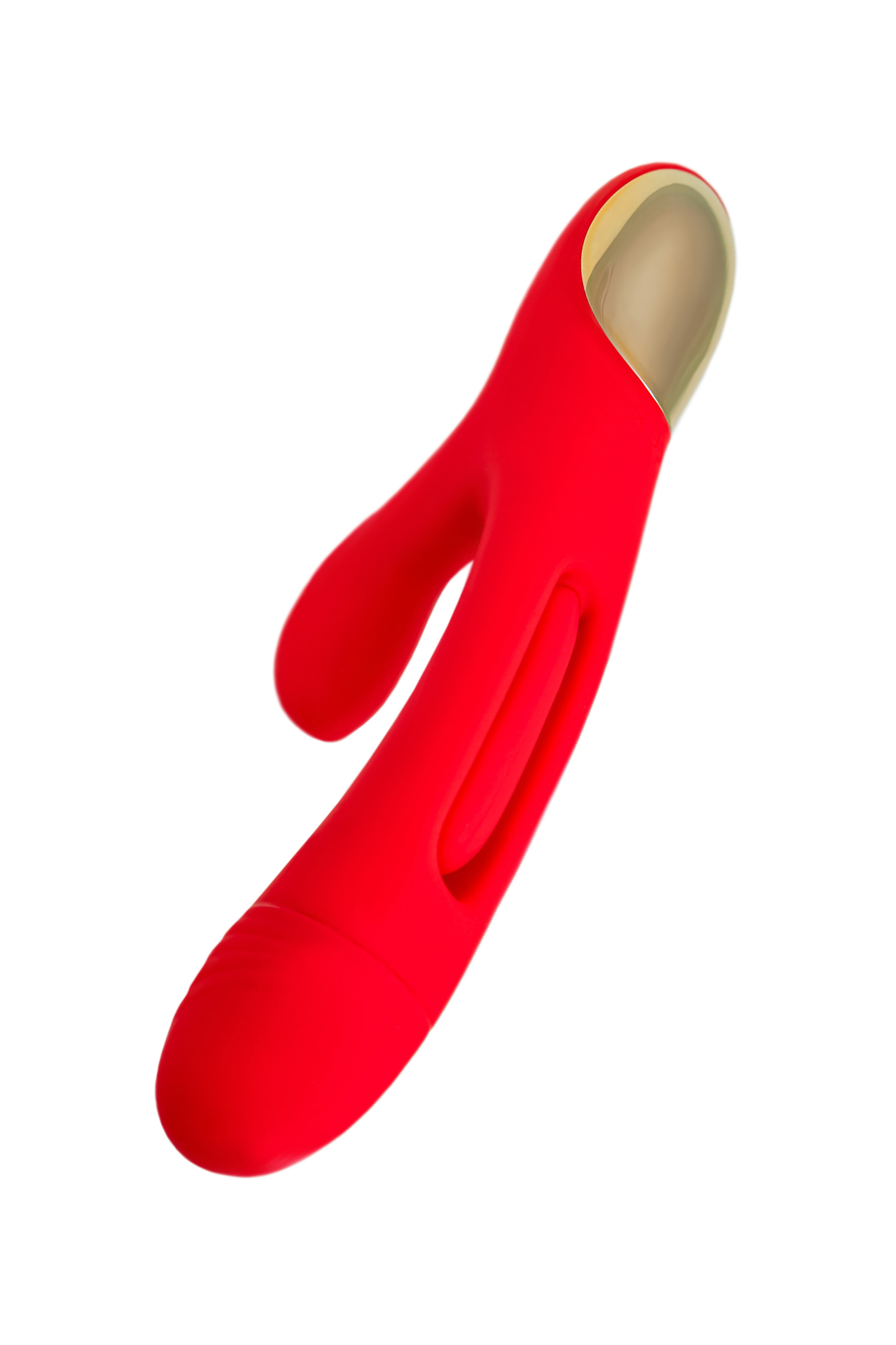 Klitoral uyarıcılı vibratör JOS Patti, hareketli dilli, silikon, kırmızı, 24 cm - Görsel 5