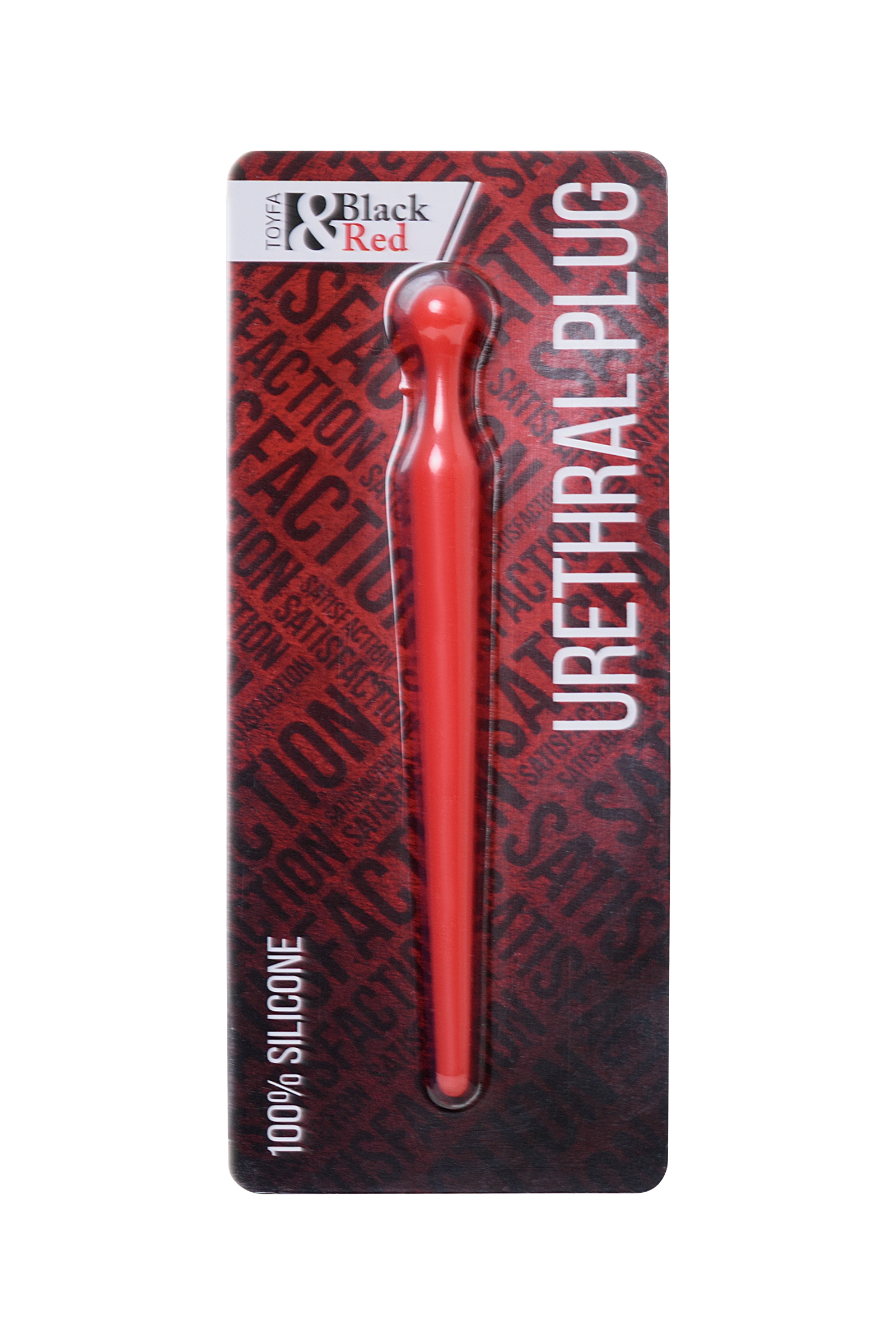 Black & Red by TOYFA Penis Plug, Silikon, Kırmızı, 10 cm - Görsel 3