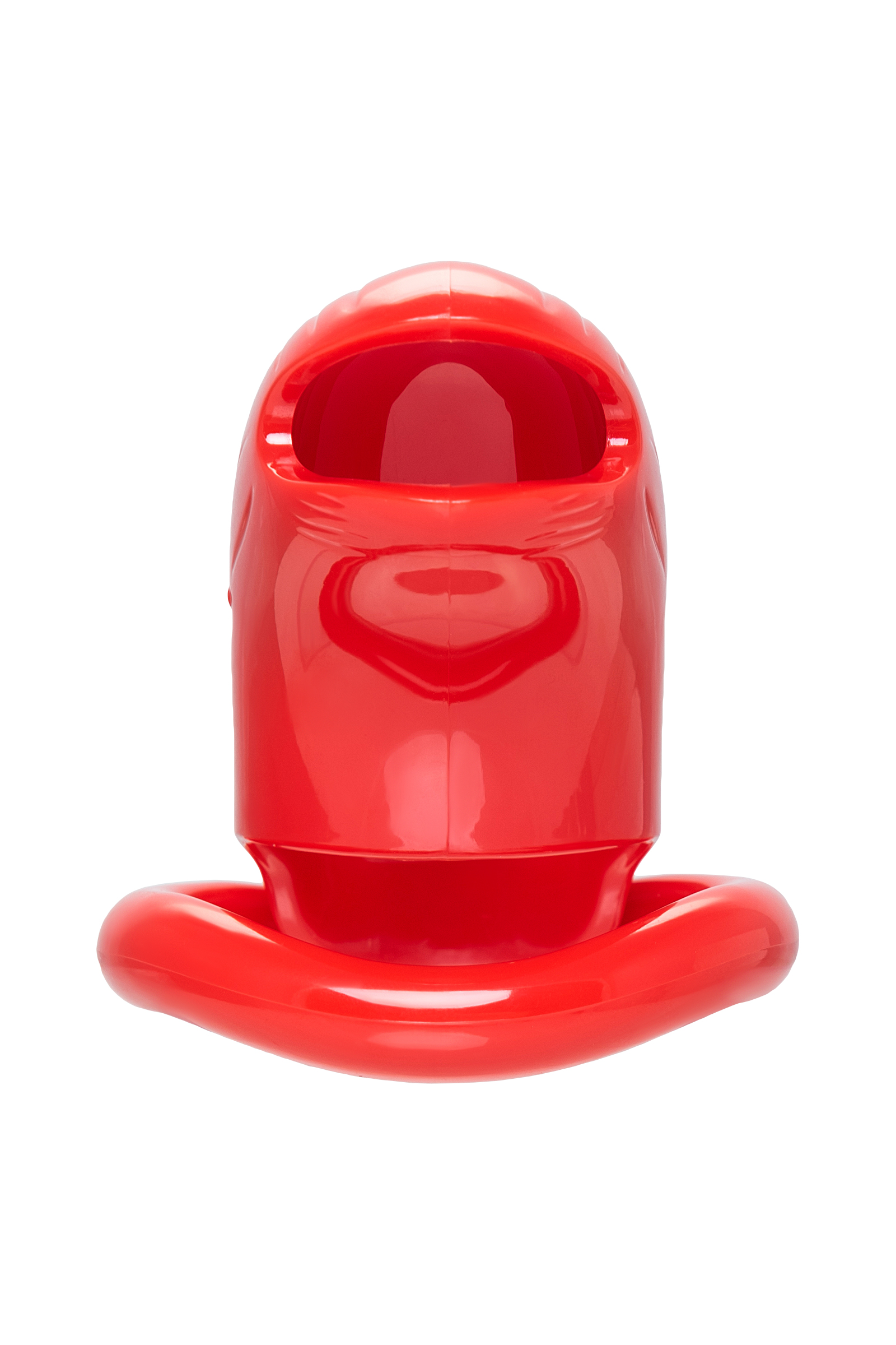Black&Red by TOYFA erkek sadakat kemeri, ABS plastik, kırmızı, 10 cm - Görsel 6